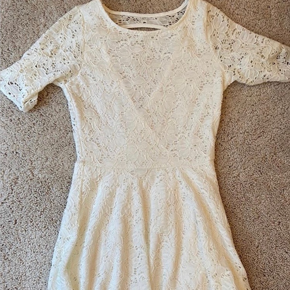 white dress with open back
